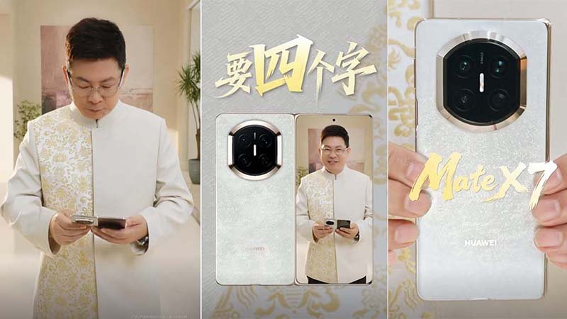 Huawei представила дизайн и надежность складного смартфона Mate X7