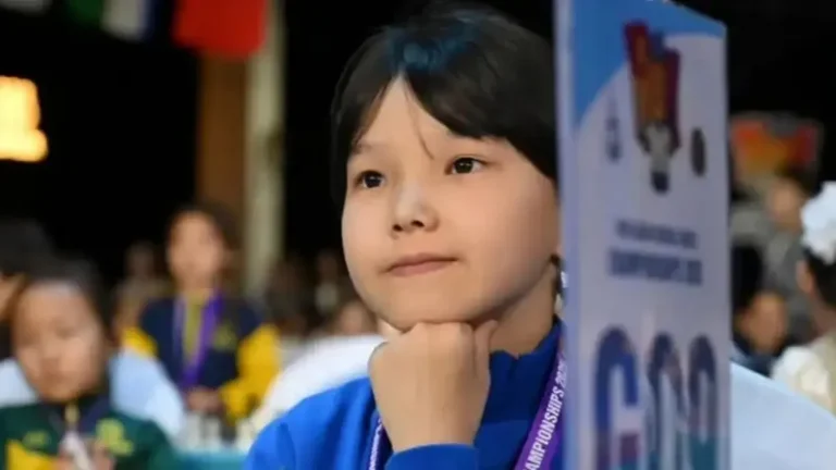 Юная шахматистка из Мангистау - вторая в Азии