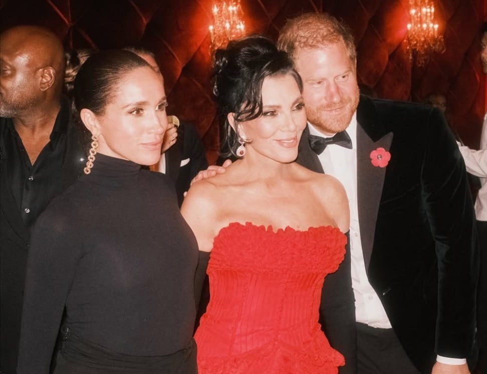 Меган Маркл и принц Гарри скрываются после вечеринки Крис Дженнер