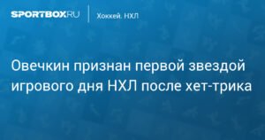 Овечкин - первая звезда дня НХЛ после хет-трика в ворота Монреаля