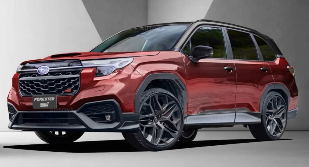 Subaru Forester STI: первые изображения и детали