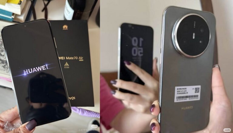 Сверхтонкий Huawei Mate 70 Air: живые фото и характеристики