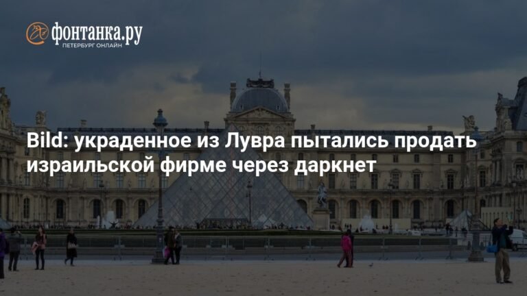 Украденные из Лувра драгоценности пытались продать через даркнет