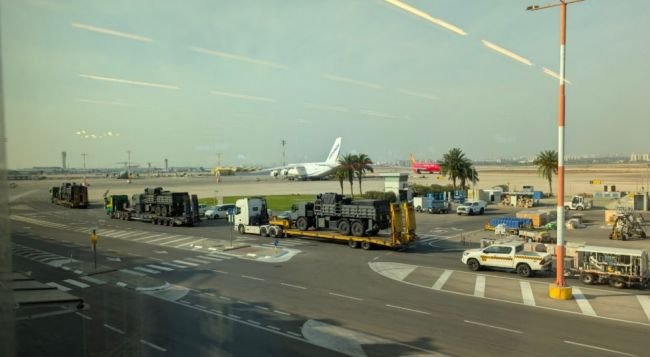 Украинский Ан-124 принял груз в Тель-Авиве и вылетел из Израиля