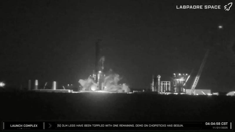 Ускоритель SpaceX Super Heavy для Starship 3 взорвался на испытаниях