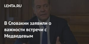 В Словакии оценили значение встречи с Медведевым