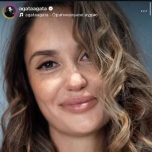 Агата Муцениеце стала мамой в третий раз