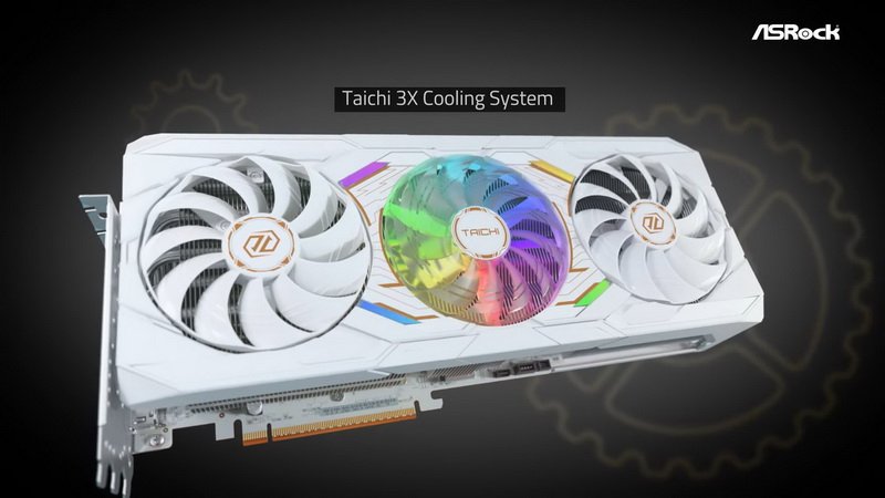 ASRock представила Radeon RX 9070 XT Taichi White с цветным экраном