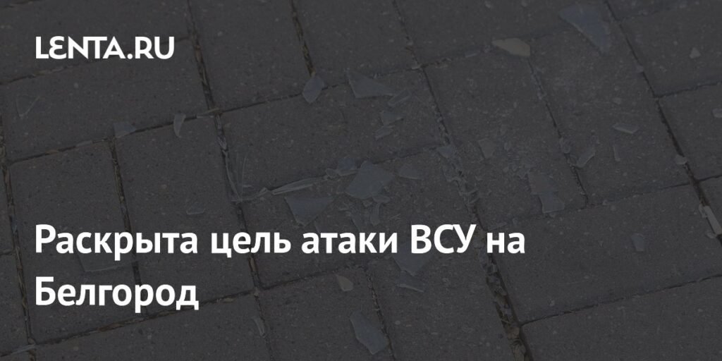 Атака ВСУ на Белгород: раскрыта цель и последствия