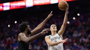 Дёмин помог «Нетс» победить «Филадельфию»