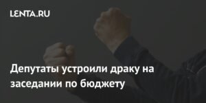 Драка депутатов на заседании по бюджету в Турции