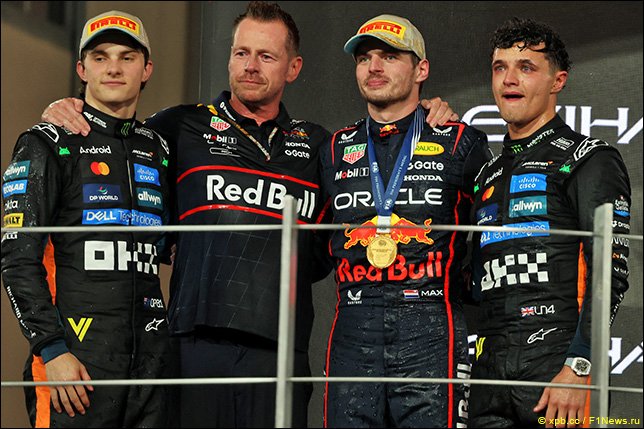 Ферстаппен выиграл Гран При Абу-Даби, Норрис - чемпион