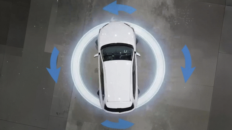 Geely EX5 в Китае научился ездить по диагонали