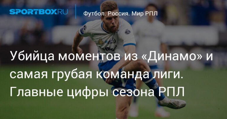 Главные цифры сезона РПЛ: лидеры и аутсайдеры