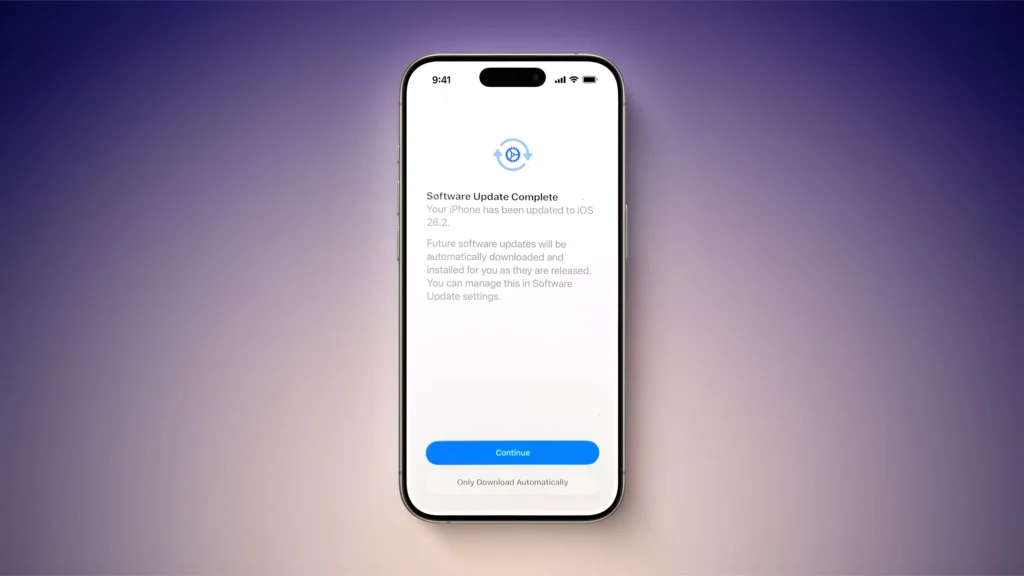 iOS 26.2: как отключить автоматические обновления и избежать проблем