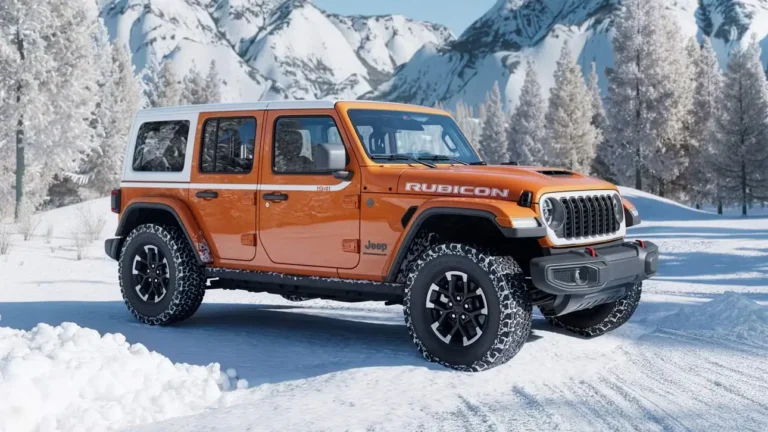 Jeep Wrangler Whitecap: новый внедорожник для зимнего Рождества