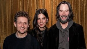 Киану Ривз и Сандра Буллок воссоединились на Бродвее