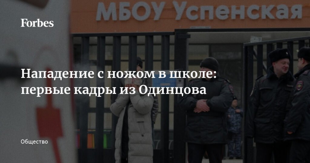 Нападение с ножом в подмосковной школе: новые детали и кадры