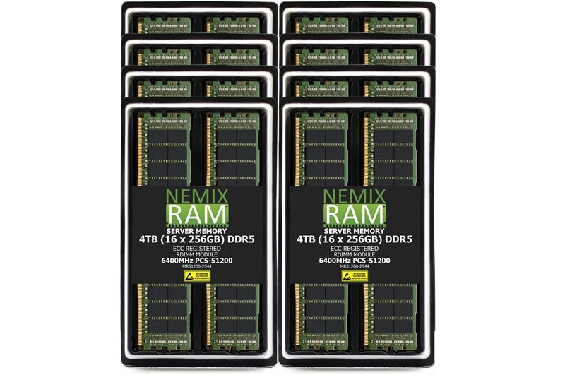 Nemix выпустила DDR5-комплект на 4 ТБ за $70 800: высокая цена за высокую надёжность
