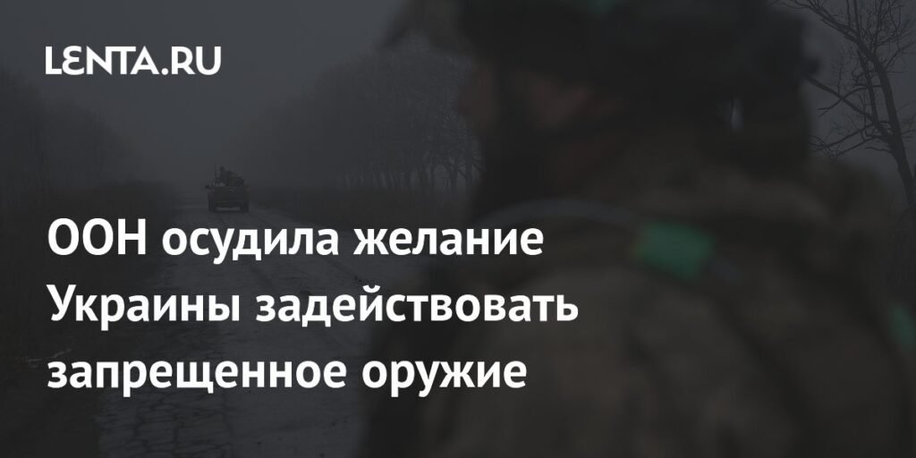 ООН: планы Украины использовать запрещенные мины нарушают международное право