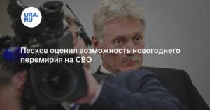 Песков исключил возможность новогоднего перемирия на Украине