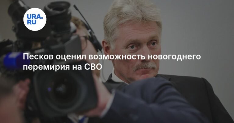 Песков исключил возможность новогоднего перемирия на Украине