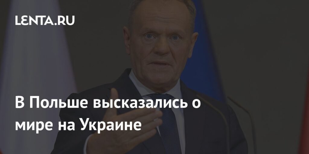 Польша и мир на Украине: позиция Туска и перспективы