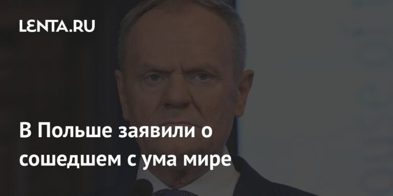 Премьер Польши Туск: Мир потерял рассудок