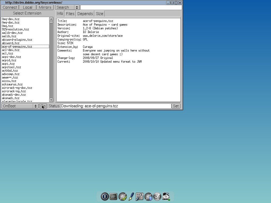 Революционный дистрибутив Linux: Tiny Core весит как фотография