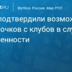 РФС рассматривает возможность снятия очков с клубов за задолженности