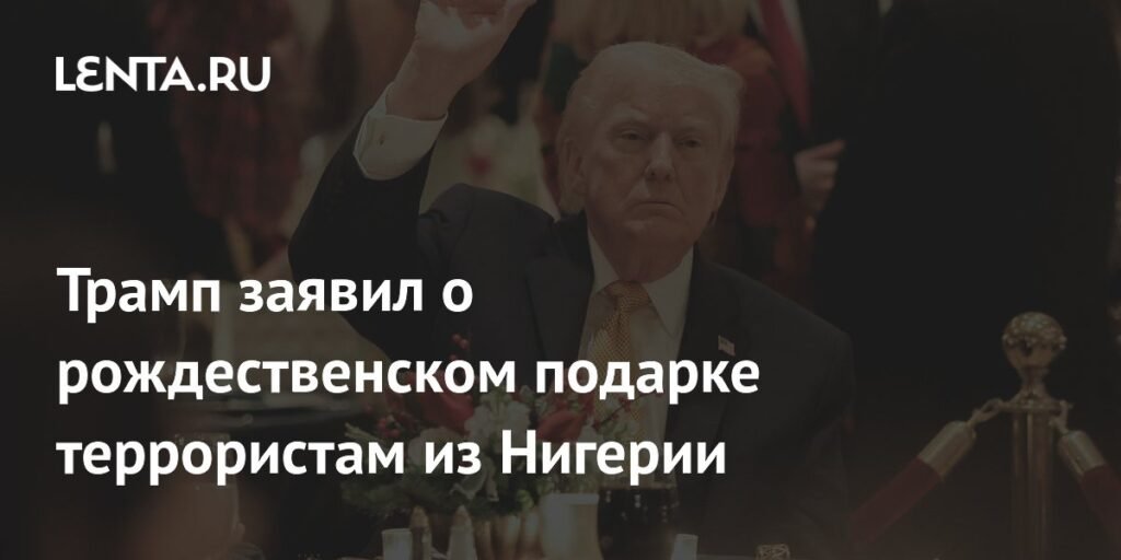 Трамп назвал атаку США в Нигерии рождественским подарком террористам