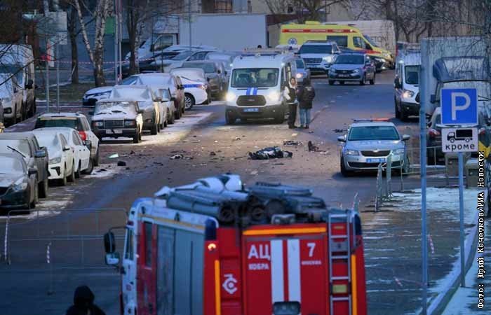 Трое погибших при взрыве у машины ДПС в Москве