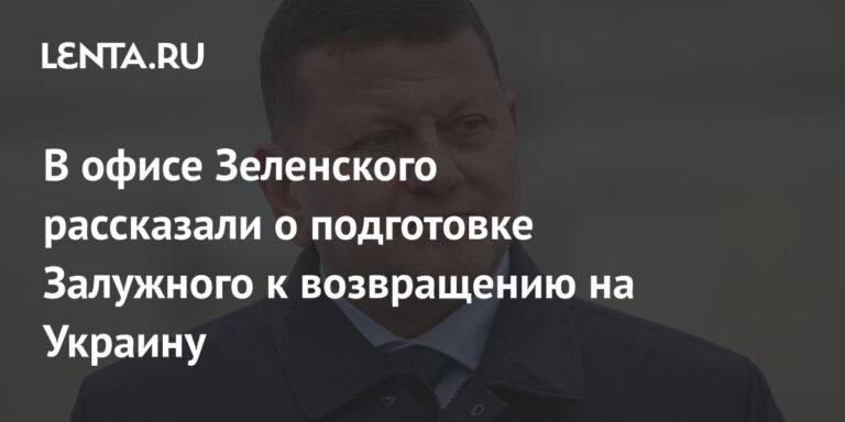 Валерий Залужный готовится вернуться на Украину