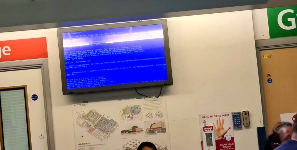 Windows избавится от синего экрана смерти на публичных табло