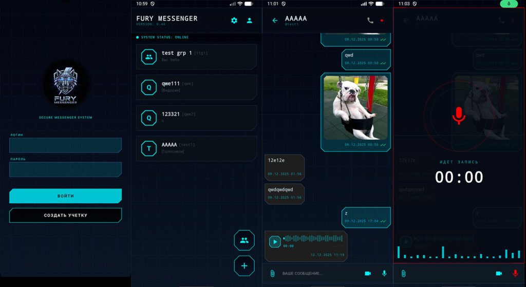 Fury Messenger: от семейного чата до народного мессенджера