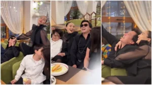 Кайрат Нуртас и Жулдыз Абдукаримова с детьми улетели на Мальдивы