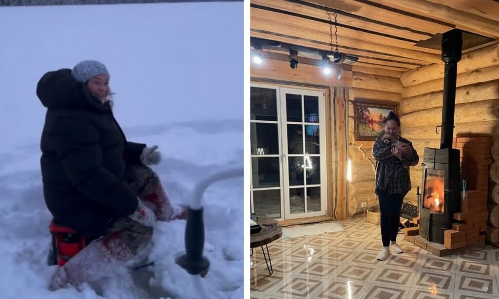 Лариса Гузеева отправилась на рыбалку в Карелию