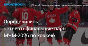 МЧМ-2026: определились четвертьфинальные пары