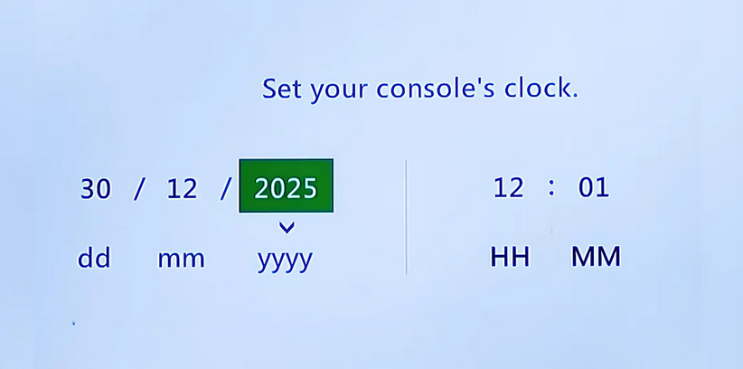 На Xbox 360 обнаружили ограничение даты: только до 2025 года