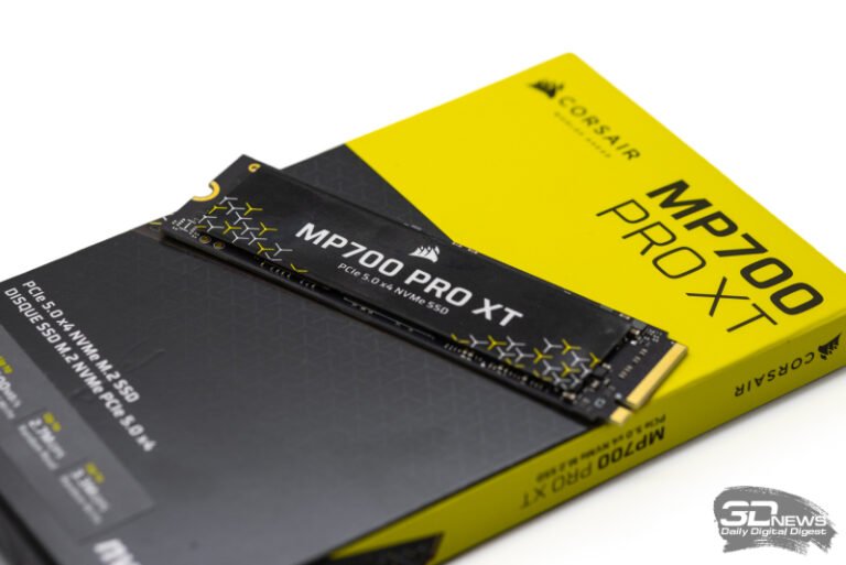 Обзор Corsair MP700 Pro XT: лучший PCIe 5.0 SSD в 2026 году