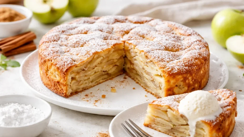 Пирог «Яблочное облако»: Новый взгляд на яблочную выпечку