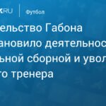 Правительство Габона приостановило деятельность сборной по футболу