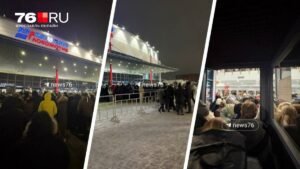 Сотни ярославцев выстроились в очередь к «Арене.2000» на концерт группы «Ленинград»