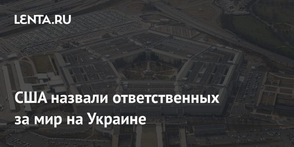 США перекладывают ответственность за мир на Украине на Европу