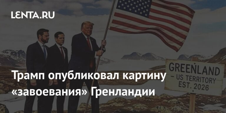Трамп опубликовал карту 'завоевания' Гренландии