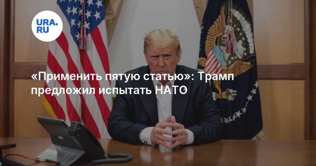 Трамп предложил НАТО помочь с мигрантами на границе США