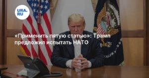 Трамп предложил НАТО помочь с мигрантами на границе США