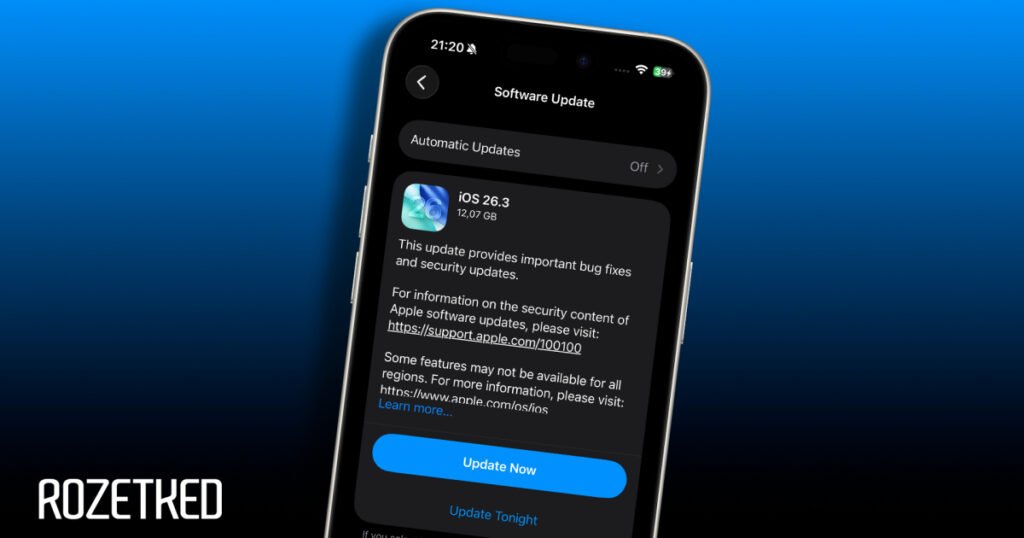 Apple выпустила iOS 26.3: упрощенный переход с Android и новые обои