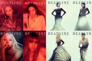 BLACKPINK раскрыли яркие постеры мини-альбома DEADLINE