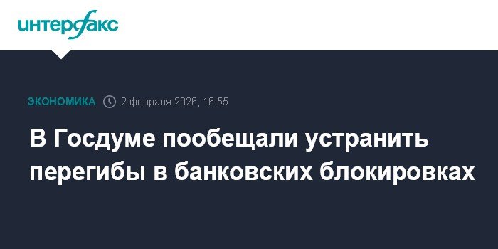 Госдума скорректирует законы о банковских блокировках